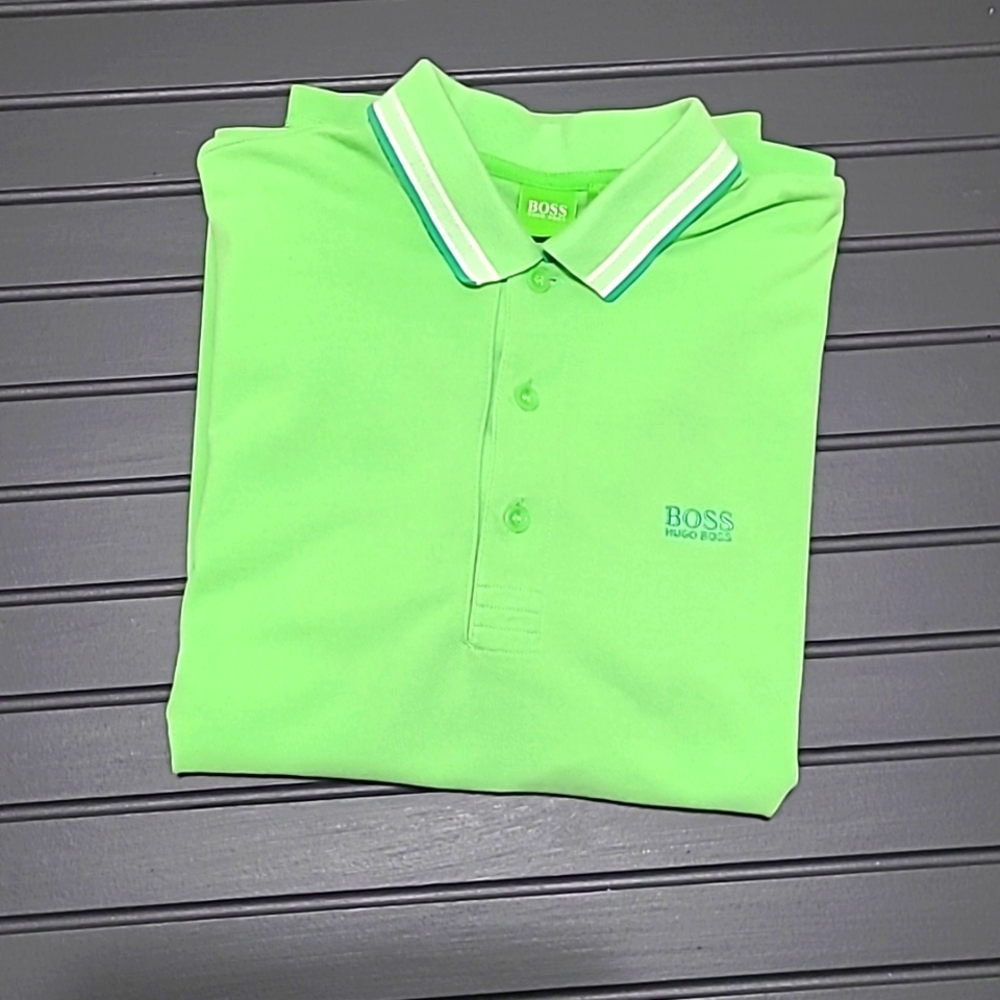 Hugo Boss Green Luxury Golf Polo M